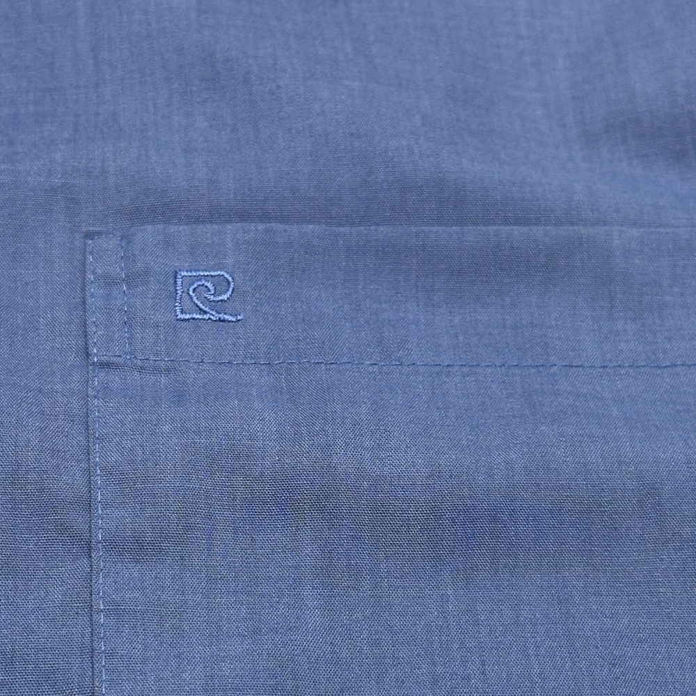 Pierre Cardin Button Down Blue Dress Shirt Mens size 16-32/33 (D75) - Picture 7 of 9